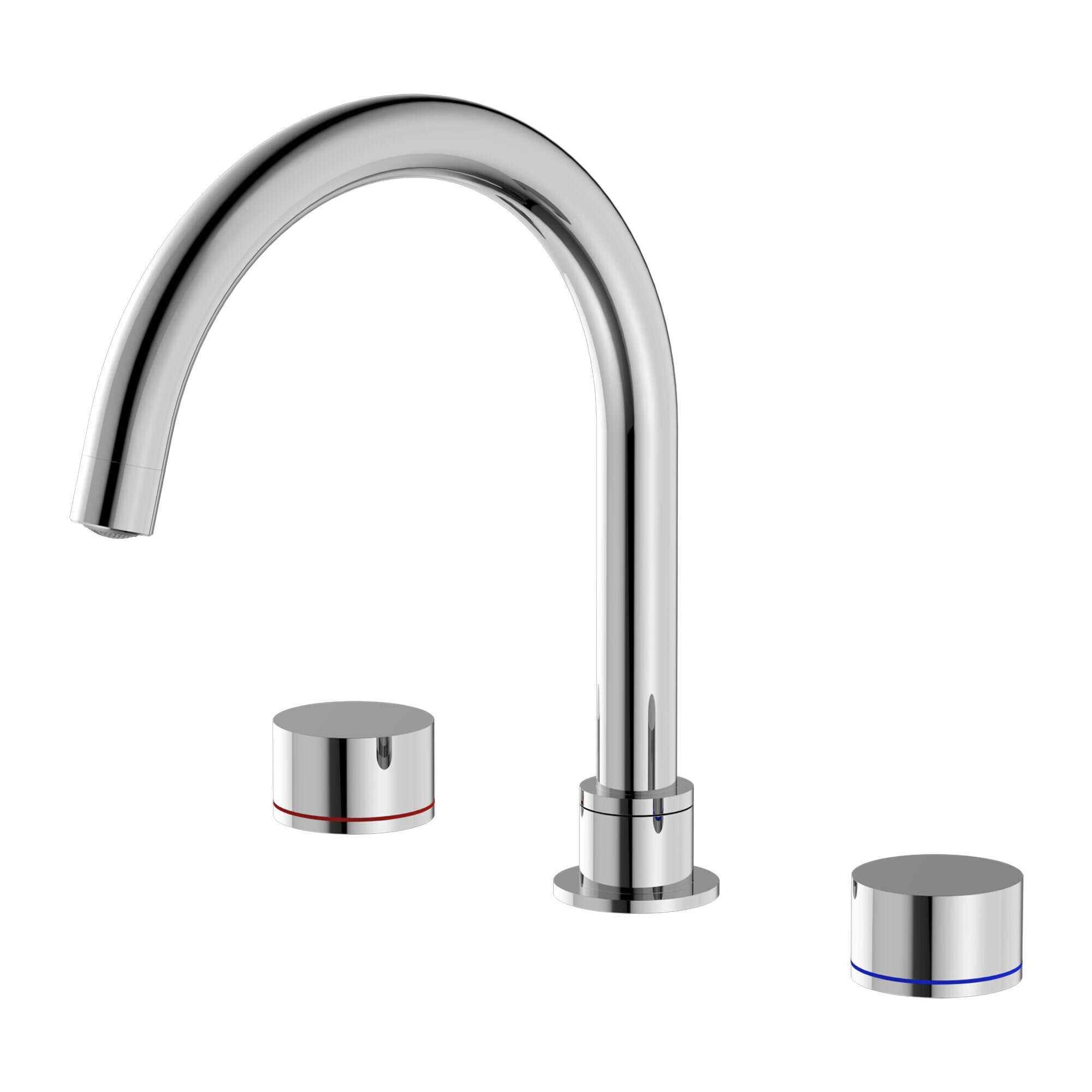 NERO KARA BATH SET CHROME