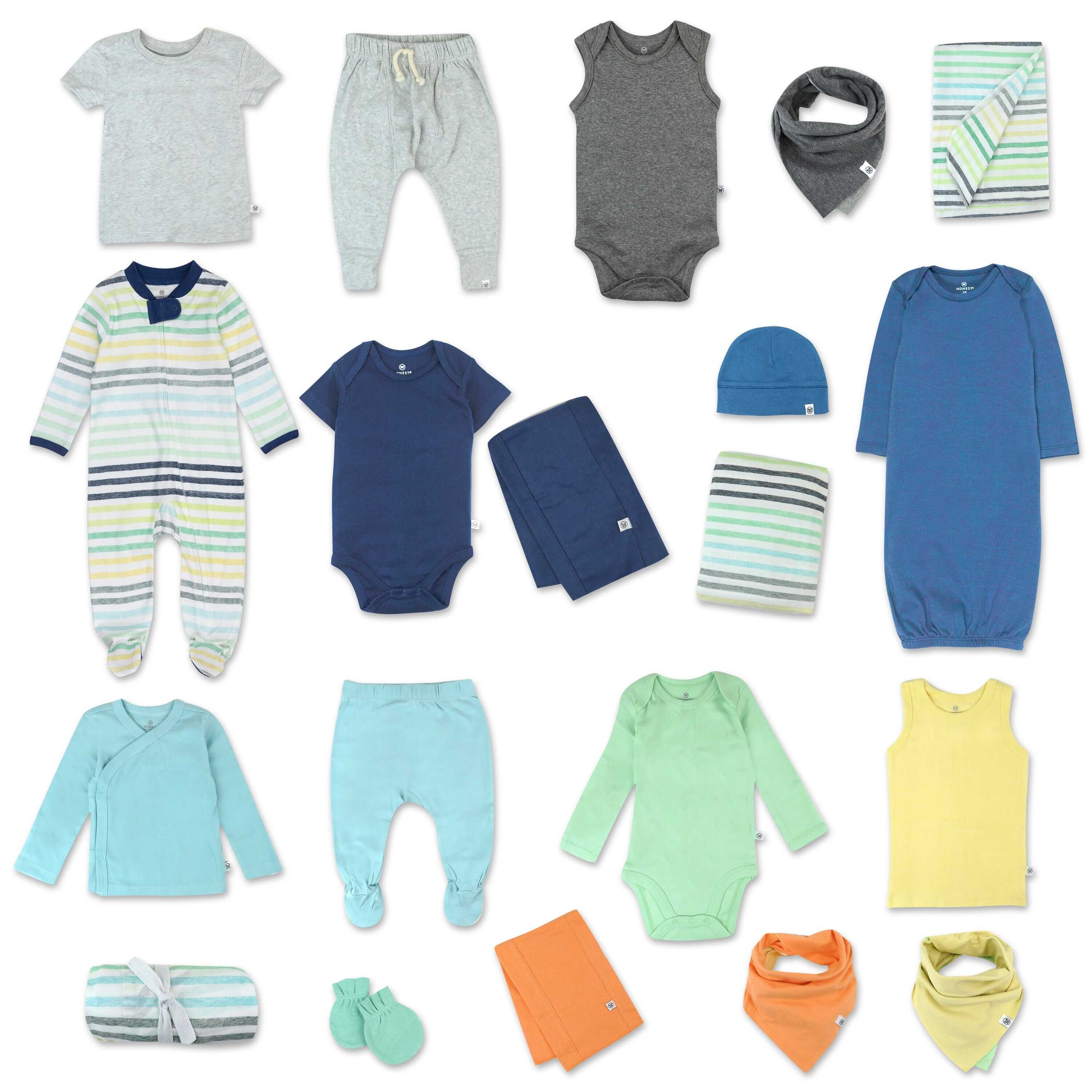 20-Piece HAPPY DAYS Organic Cotton Gift Set