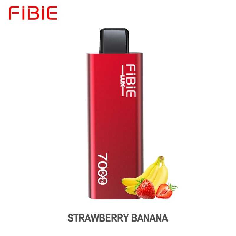 STRAWBERRY BANANA  - FIBIE 7000 PUFFS Disposable Vape