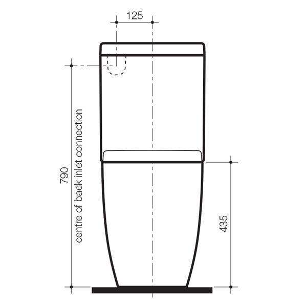 Caroma Urbane Wall Faced Toilet Suite