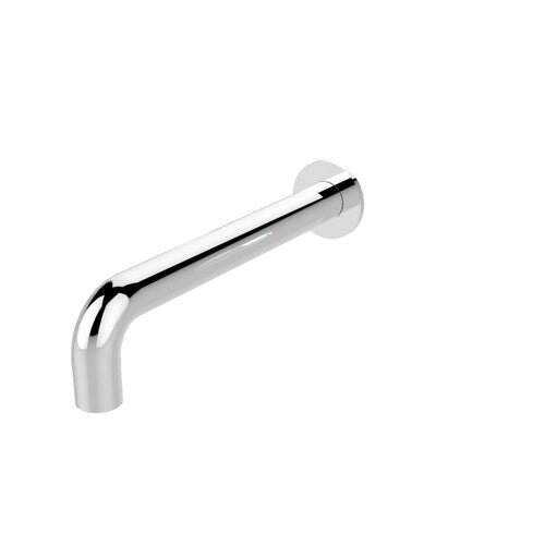 NERO KARA WALL BASIN SET SPOUT ONLY 180MM CHROME