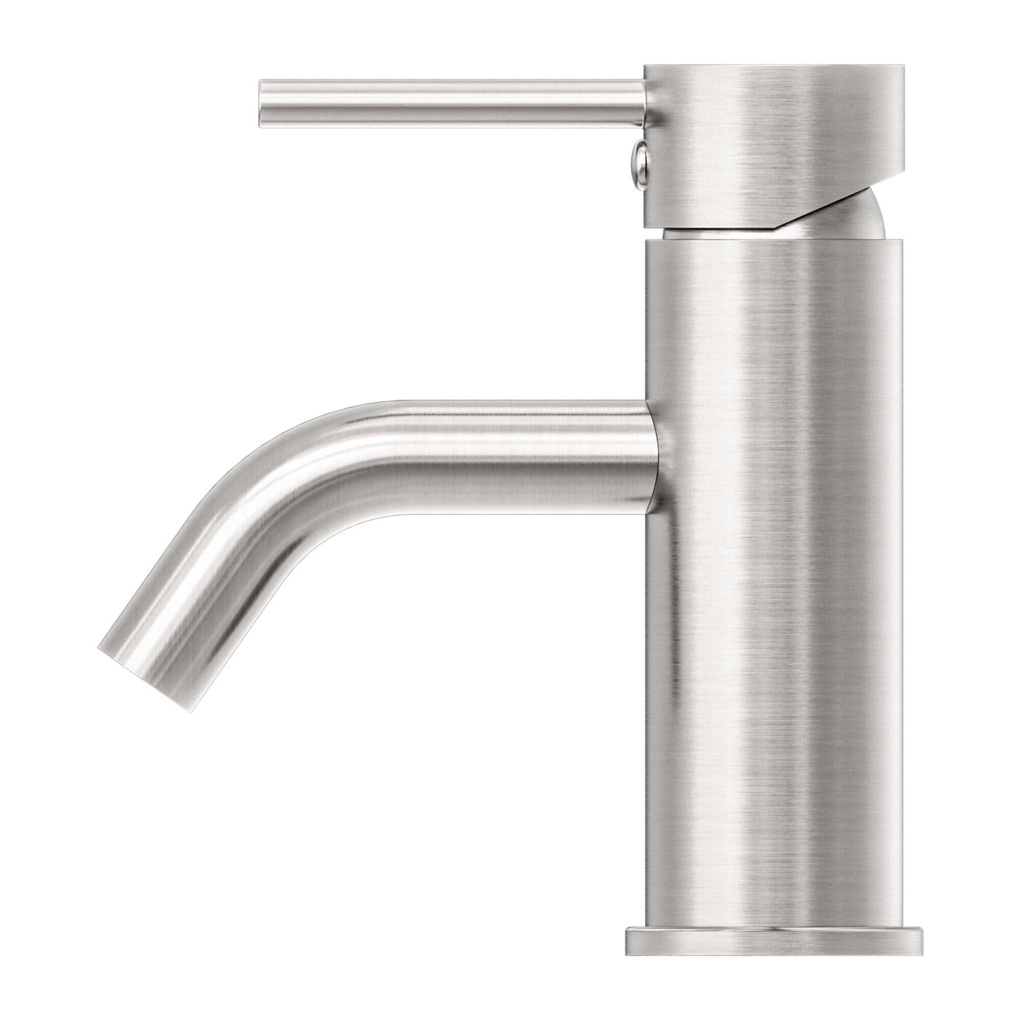 NERO DOLCE BASIN MIXER STYLISH SPOUT BRUSHED NICKEL