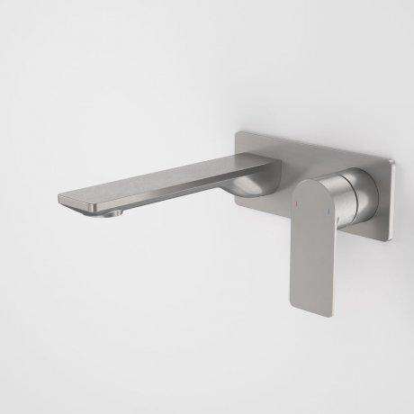 Caroma Urbane II 180mm Wall Basin/ Bath Mixer-Square Cover Plate