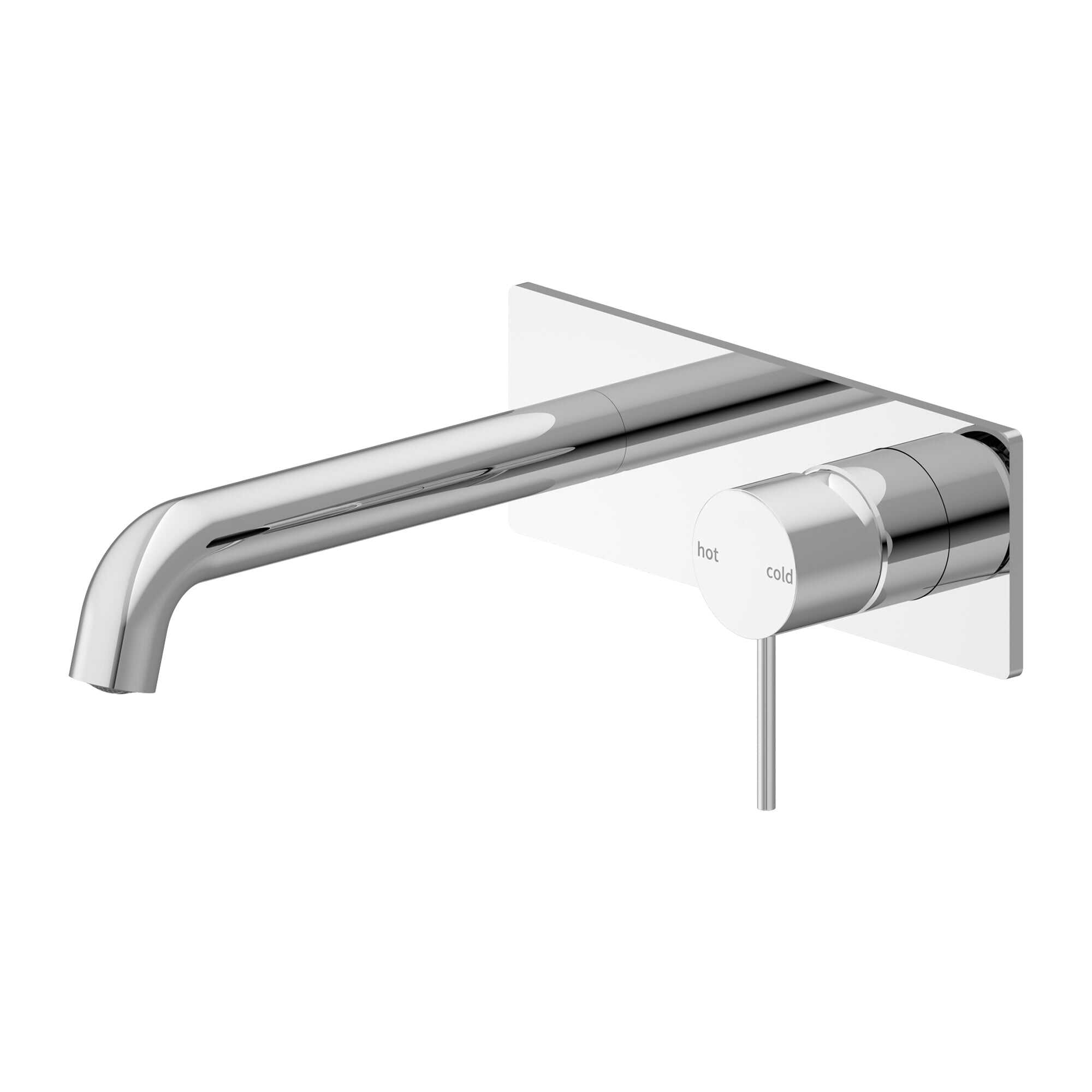 Nero Mecca Wall Basin/Bath Mixer