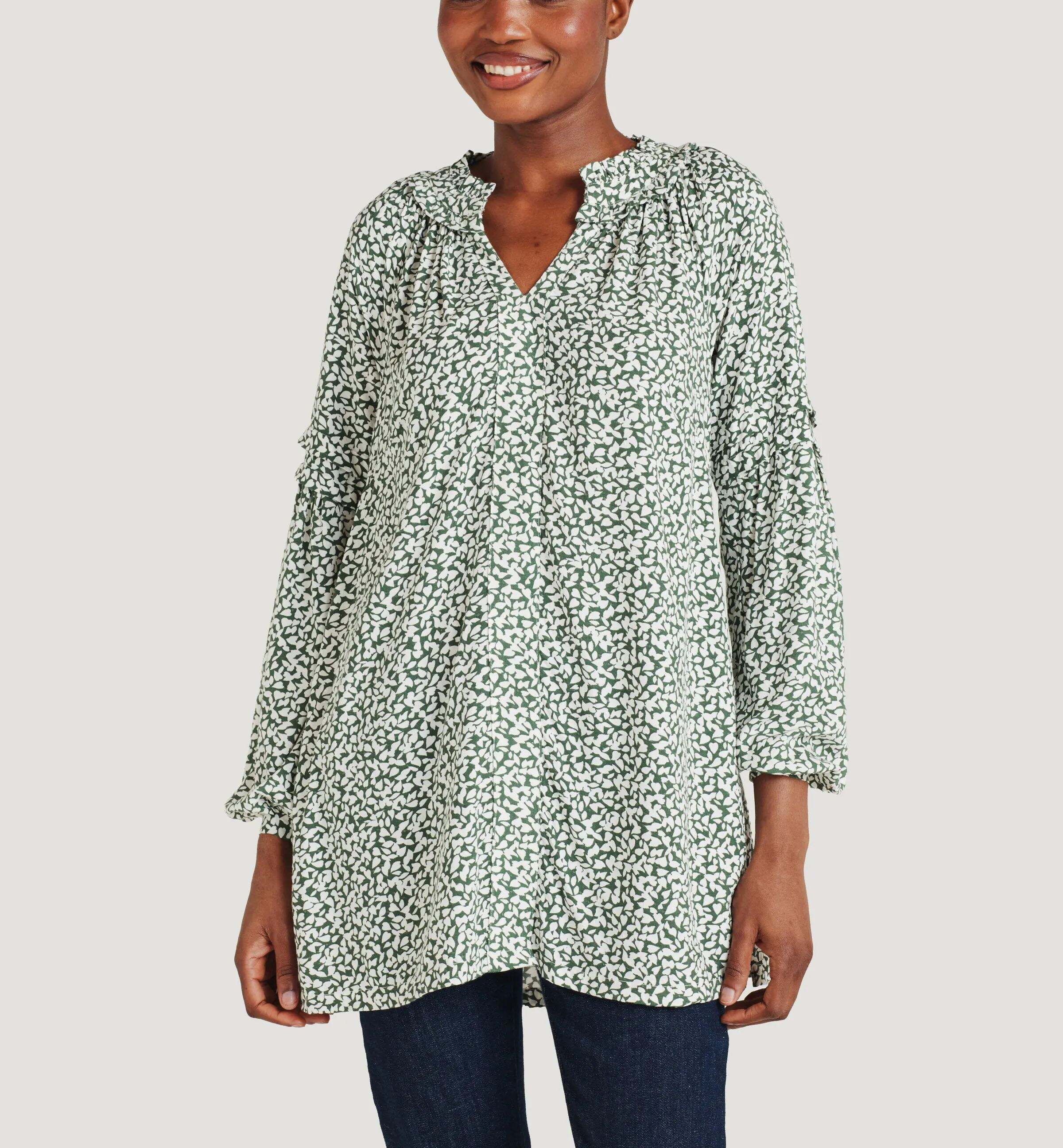 Forest Green Tunic Top