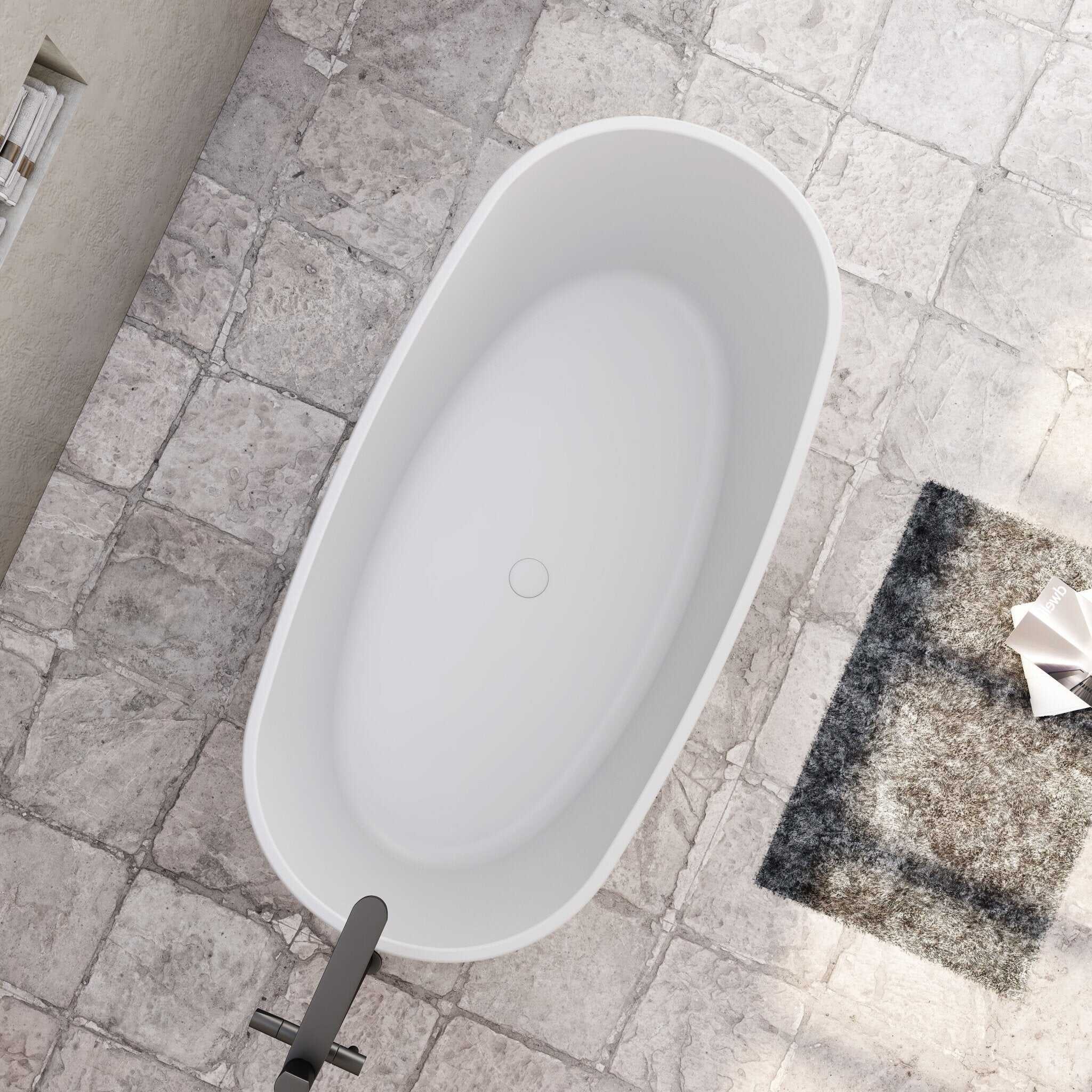 Milano Tear 1400/1500/1700 Freestanding Bath