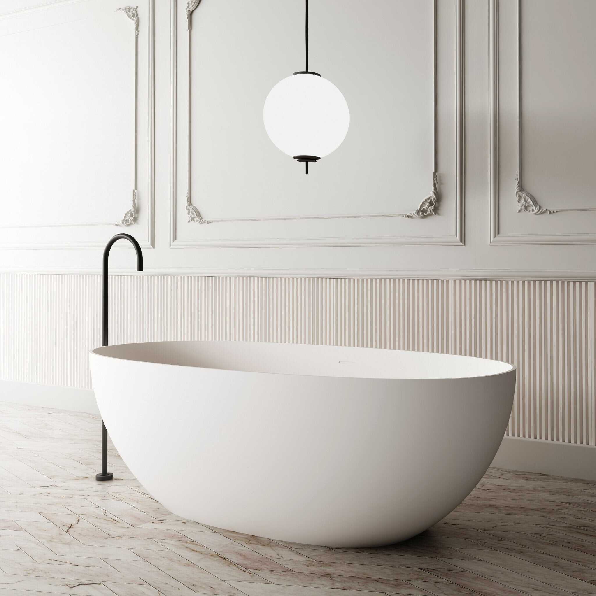 Milano Soul Solid Surface Stone Bathtub