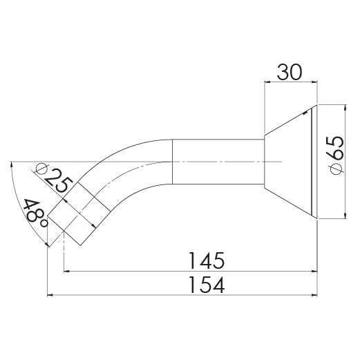 Phoenix Ivy Bath Outlet 150mm