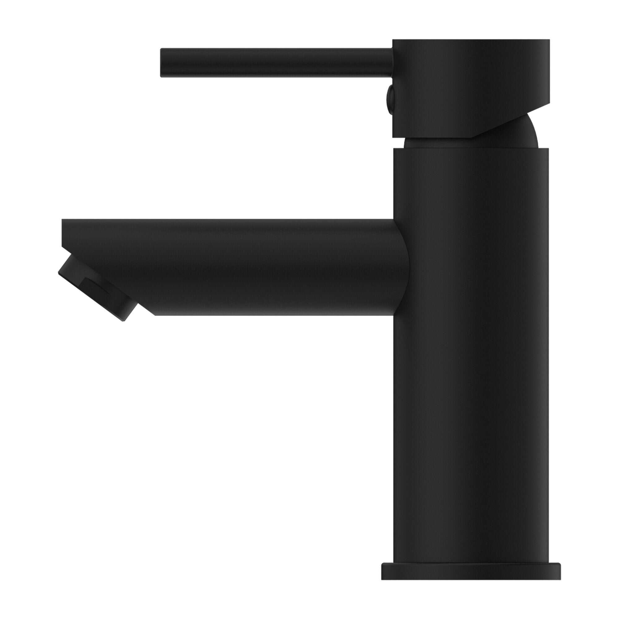 NERO DOLCE BASIN MIXER STRAIGH SPOUT MATTE BLACK