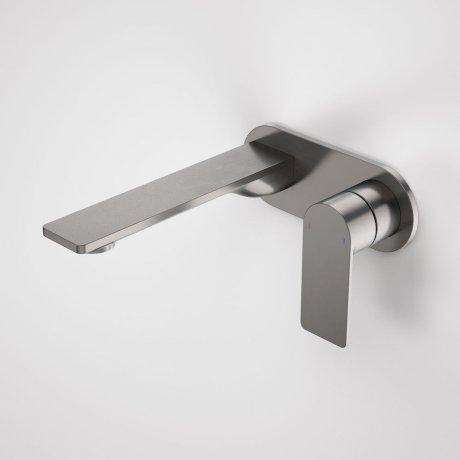 Caroma Urbane II 180mm Wall Basin/ Bath Mixer-Round Cover Plate