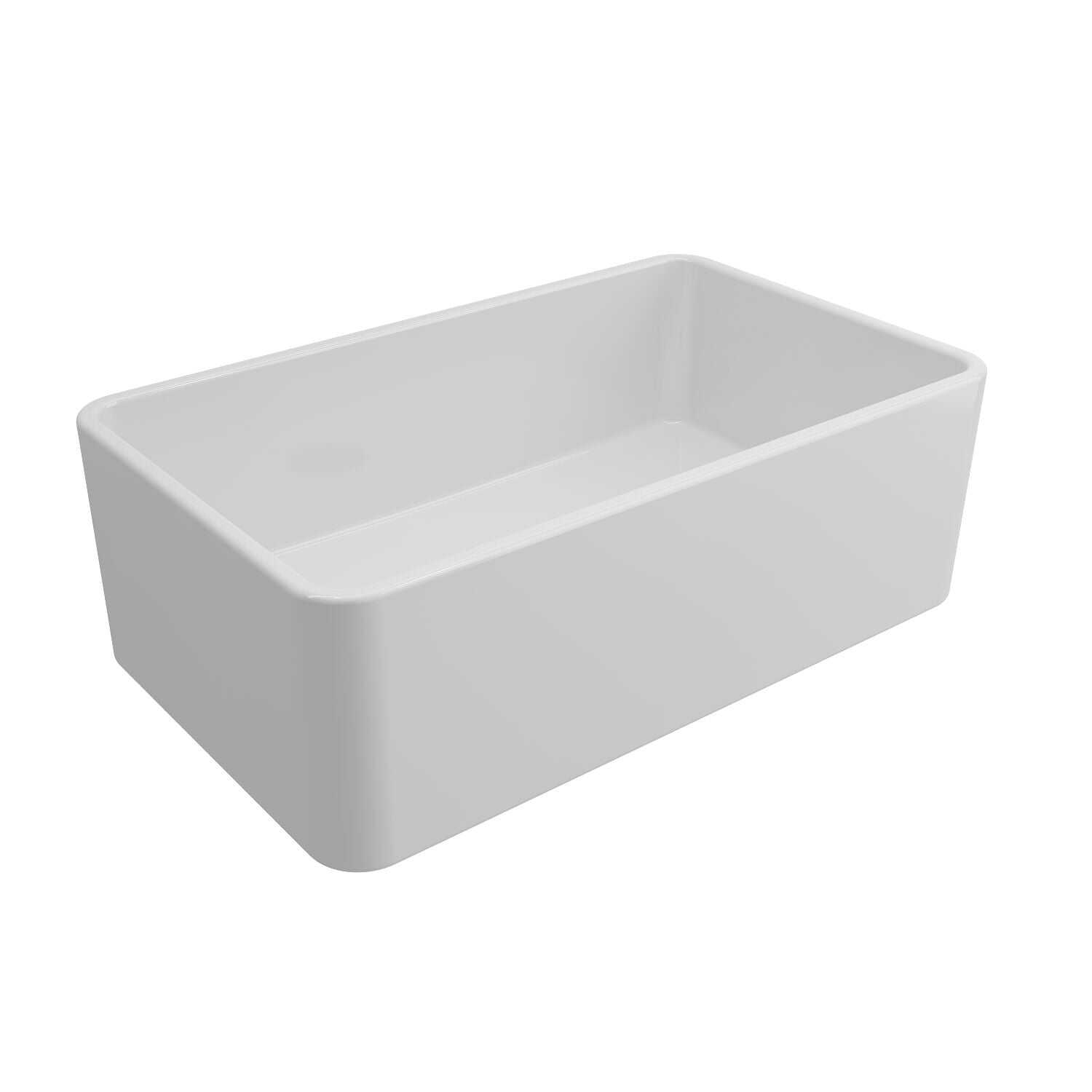 Turner Hastings Novi 75 x 46 Fine Fireclay Butler Sink- Gloss White