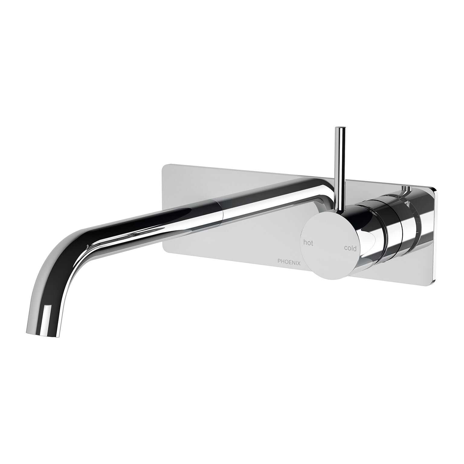 Phoenix Vivid Slimline Up Wall Basin / Bath Mixer Set