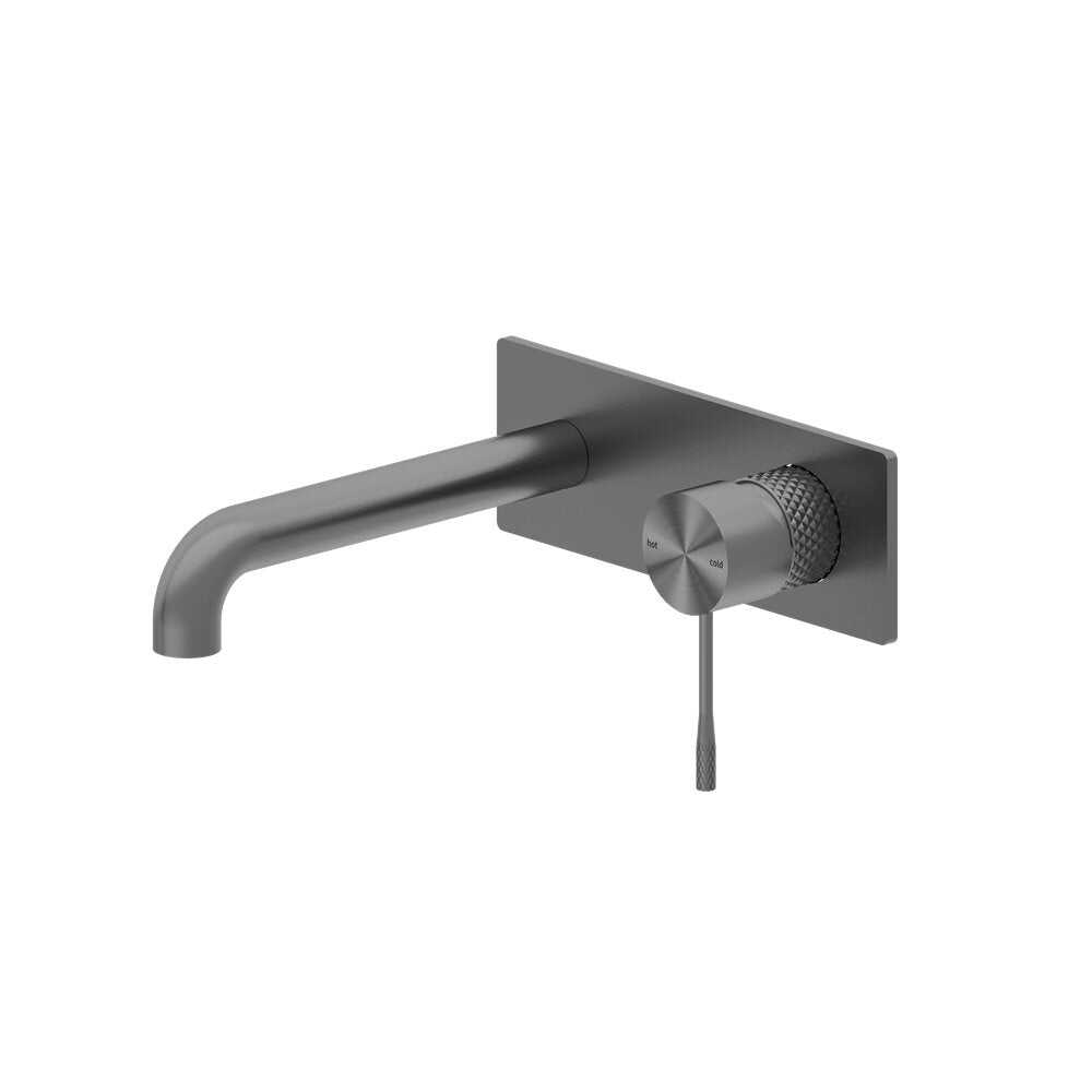 Nero Opal Wall Basin/Bath Mixer