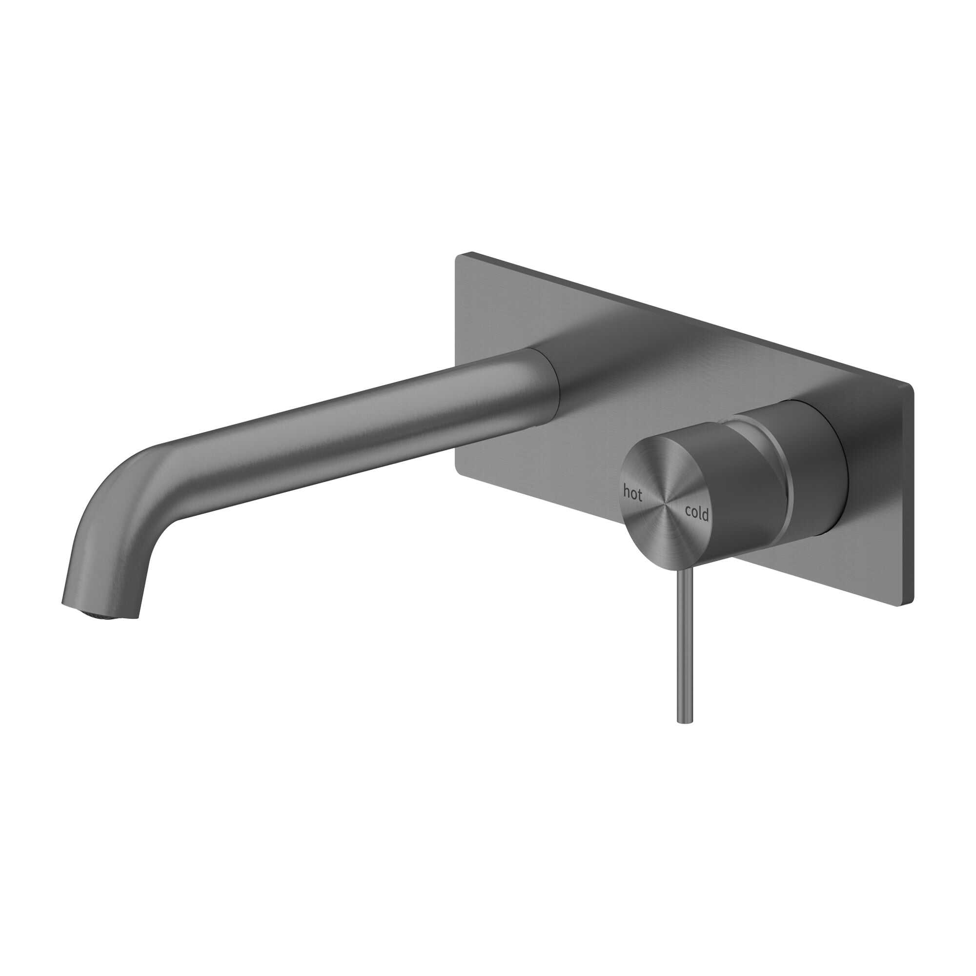 Nero Mecca Wall Basin/Bath Mixer