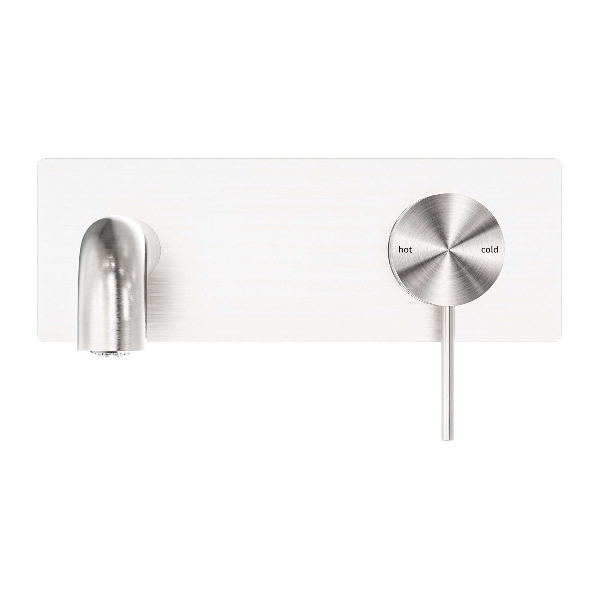 Nero Mecca Wall Basin/Bath Mixer