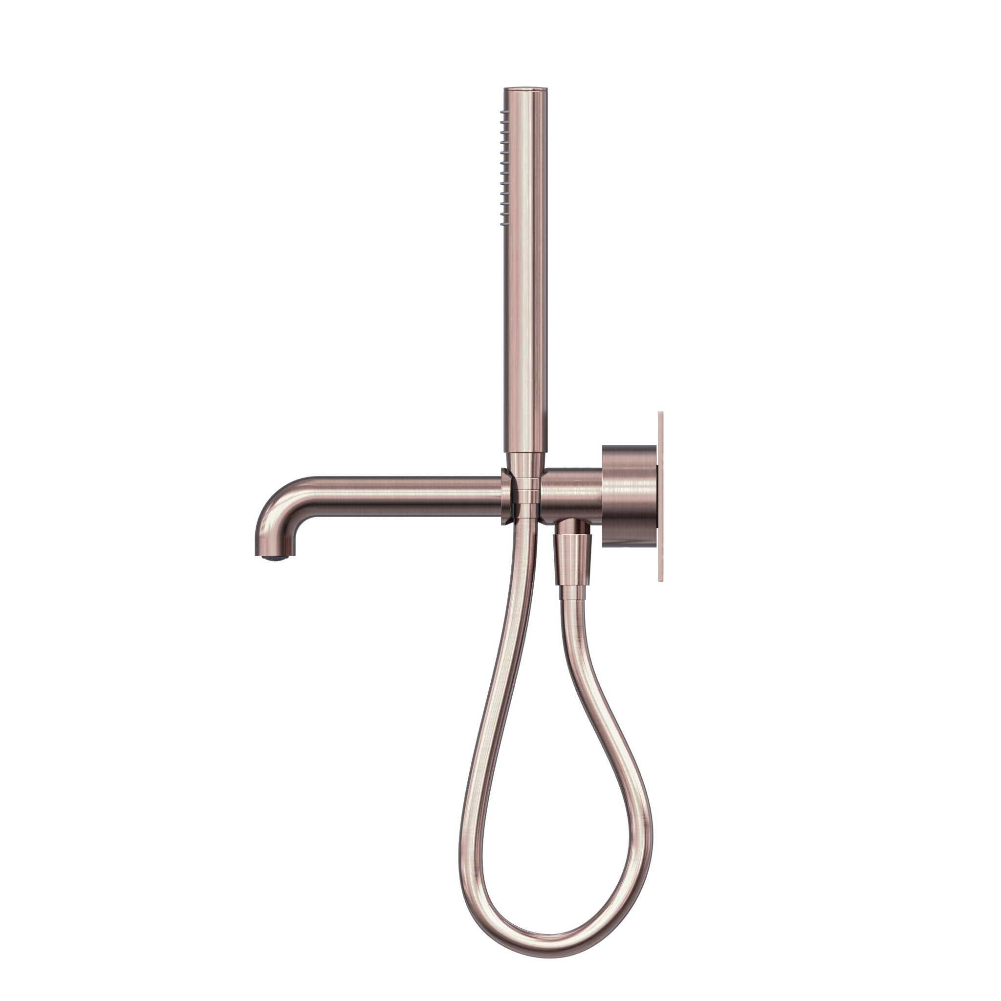 NERO KARA PROGRESSIVE SHOWER SYSTEM WITH SPOUT 230MM BRUSHED BRONZE