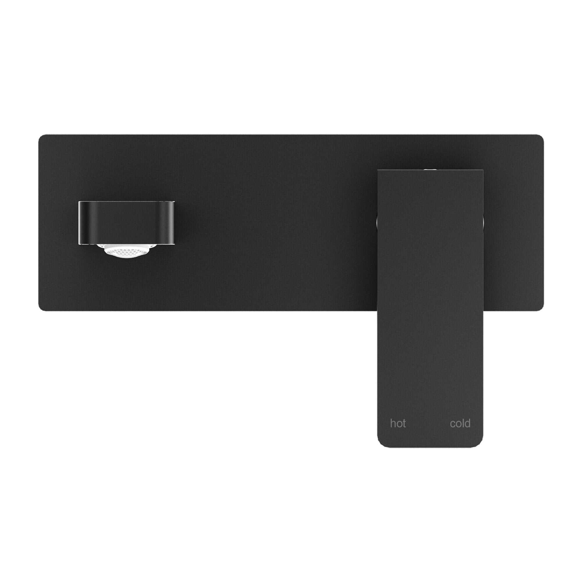 WALL BASIN/BATH MIXER MATTE BLACK