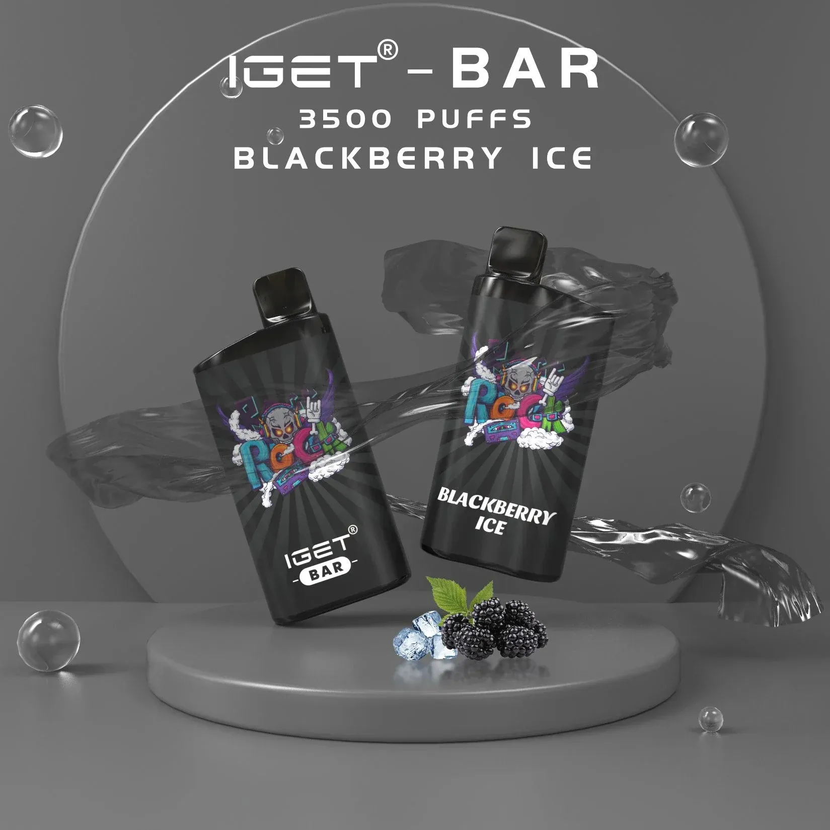 IGET Bar 3500 PUFFS - Blackberry Ice