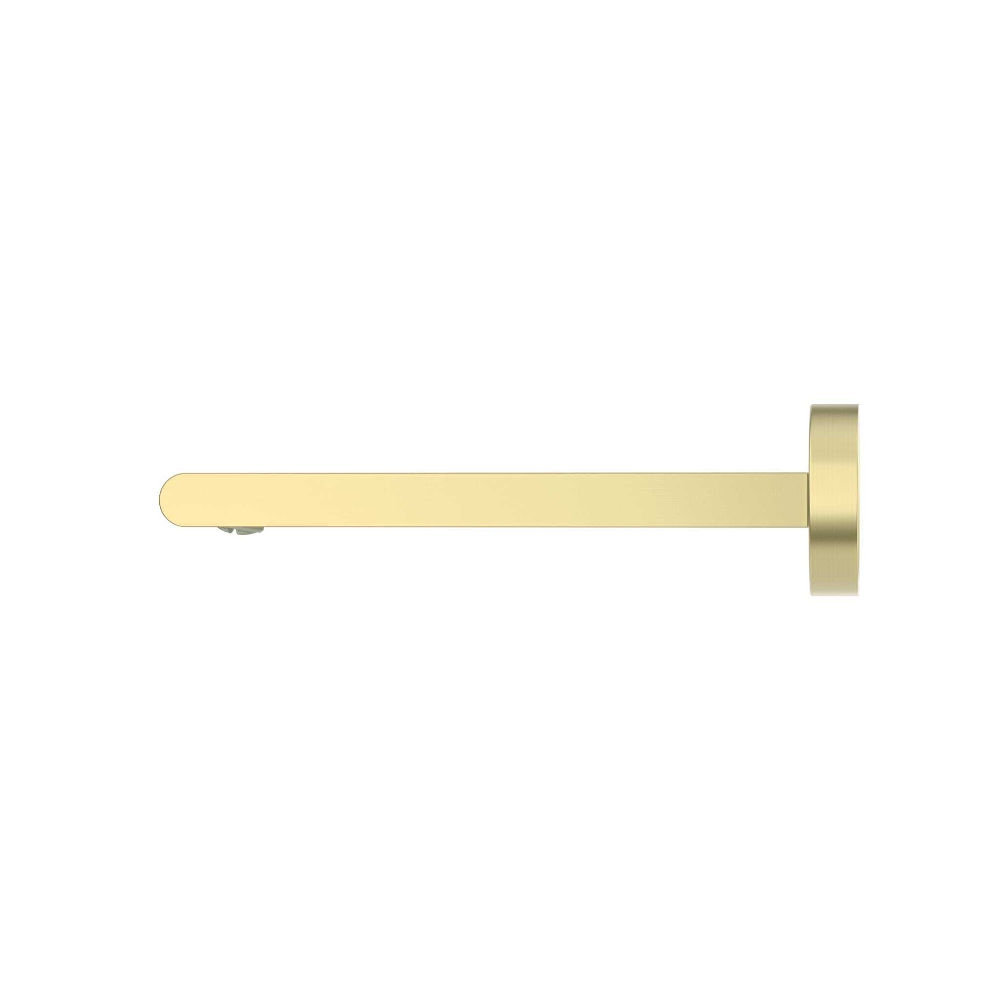 NERO BIANCA FIXED BASIN/BATH SPOUT ONLY 240MM BRUSHED GOLD