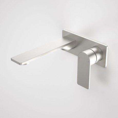 Caroma Urbane II 180mm Wall Basin/ Bath Mixer-Square Cover Plate