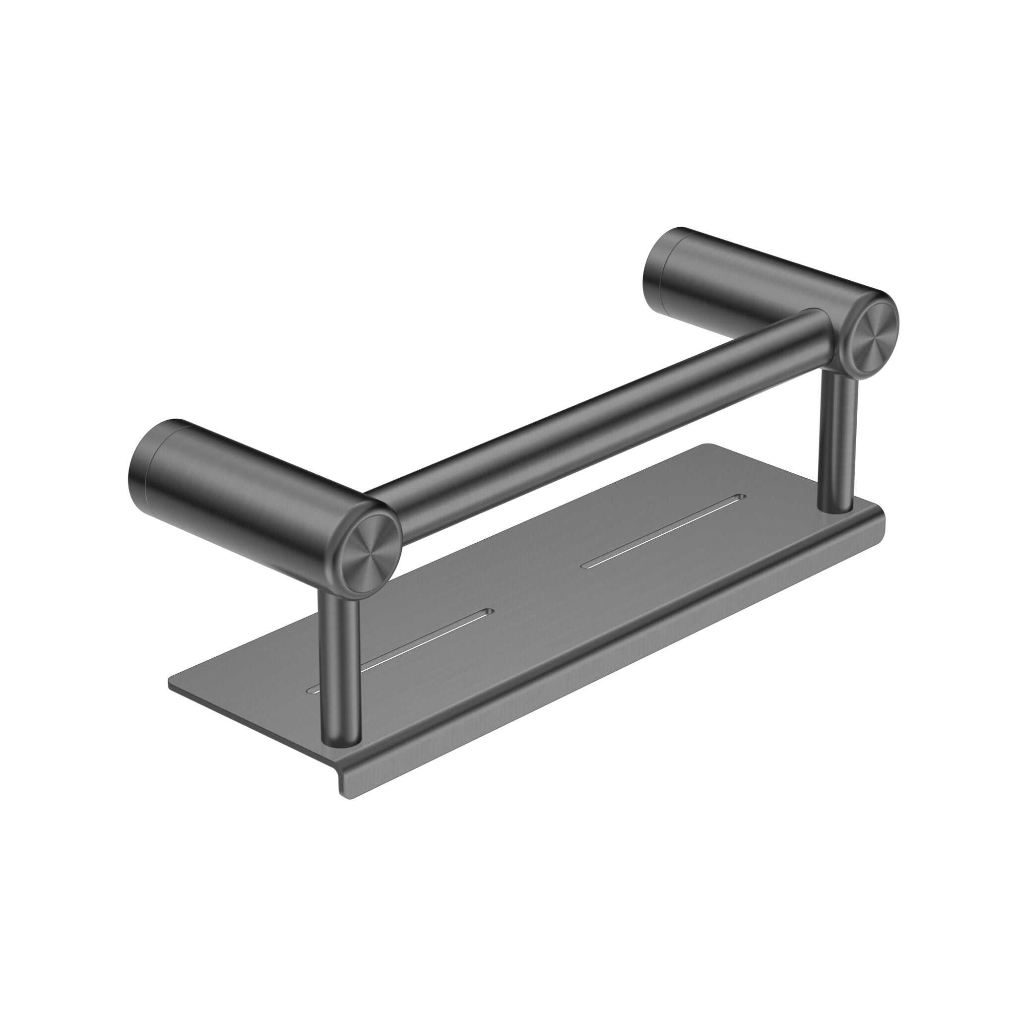 NERO MECCA CARE 25MM GRAB RAIL WITH SHELF 300MM GUN METAL