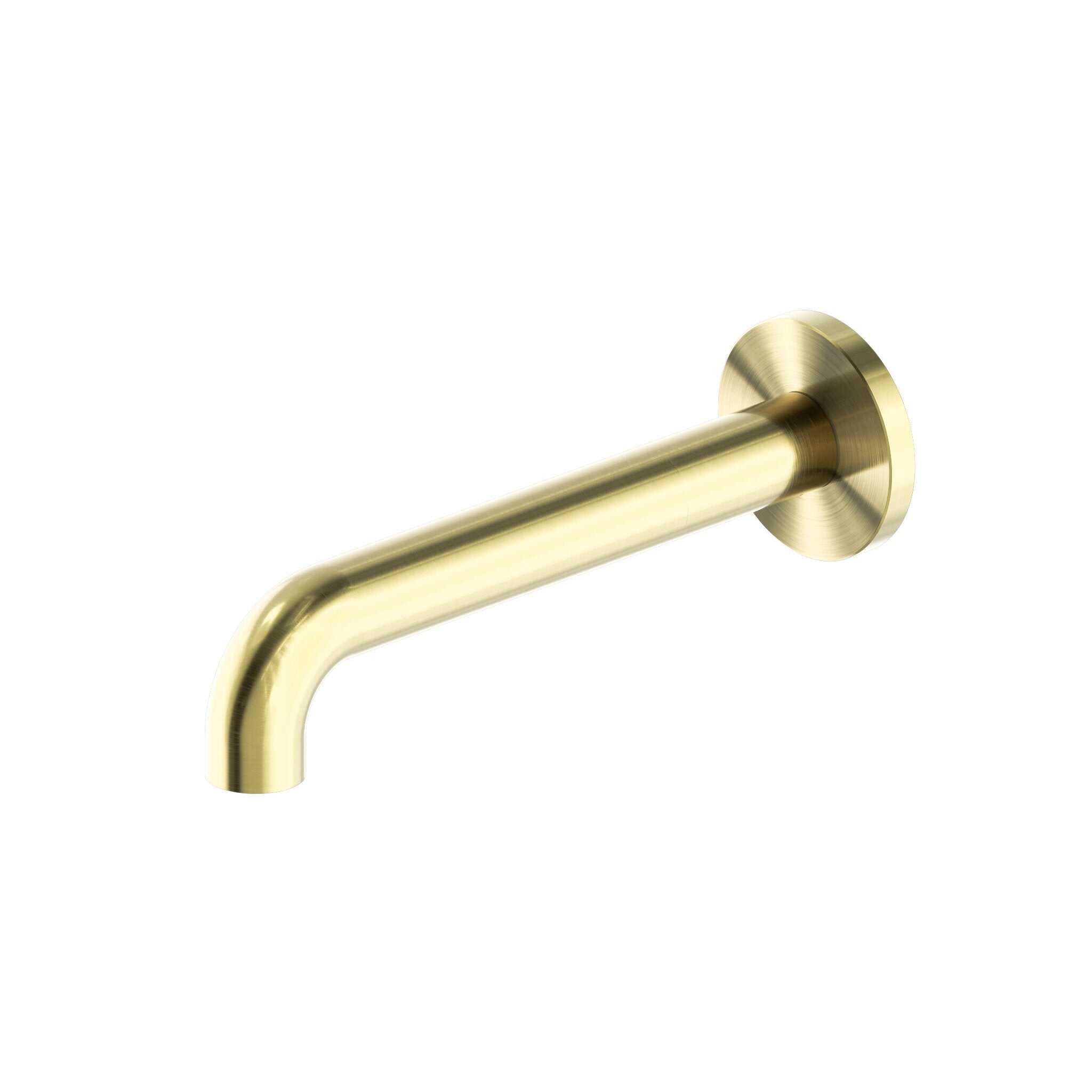 NERO MECCA BASIN/BATH SPOUT ONLY 120MM BRUSHED GOLD