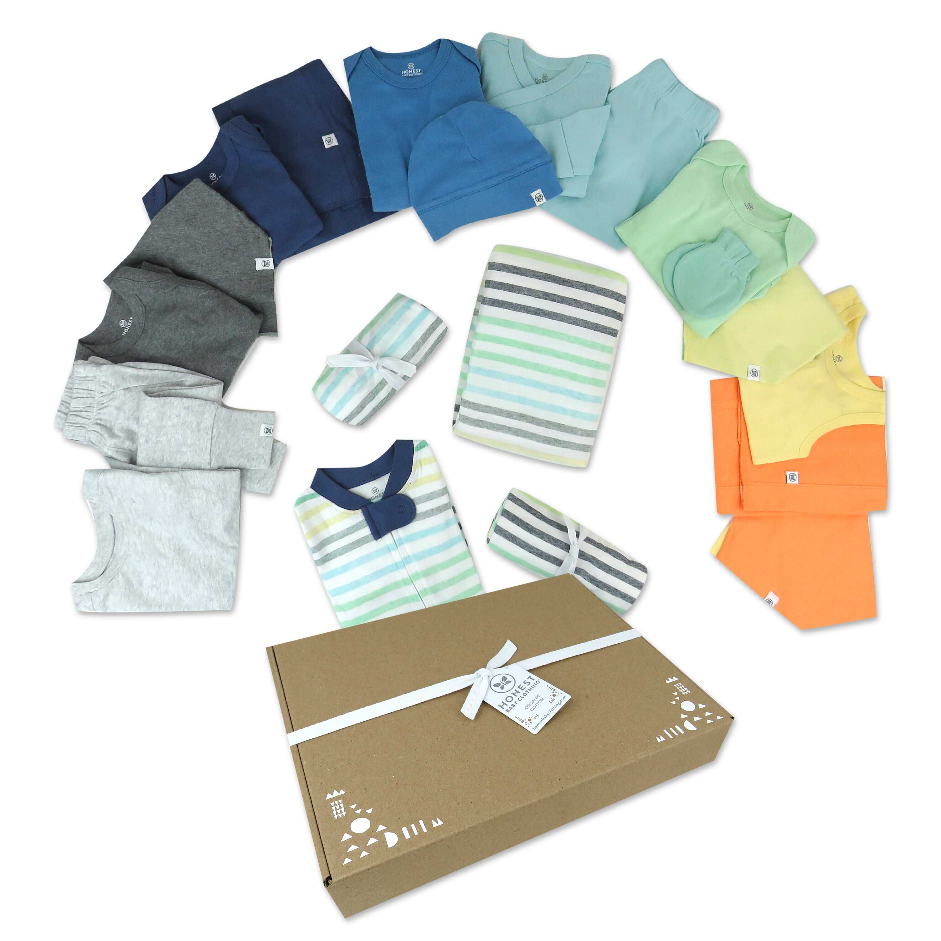 20-Piece HAPPY DAYS Organic Cotton Gift Set