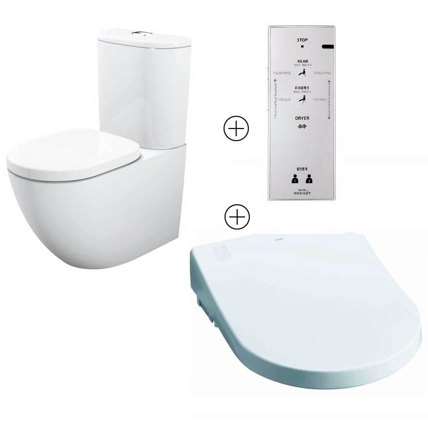 TOTO Basic+  Auto Washlet Bidet Toilet Suite