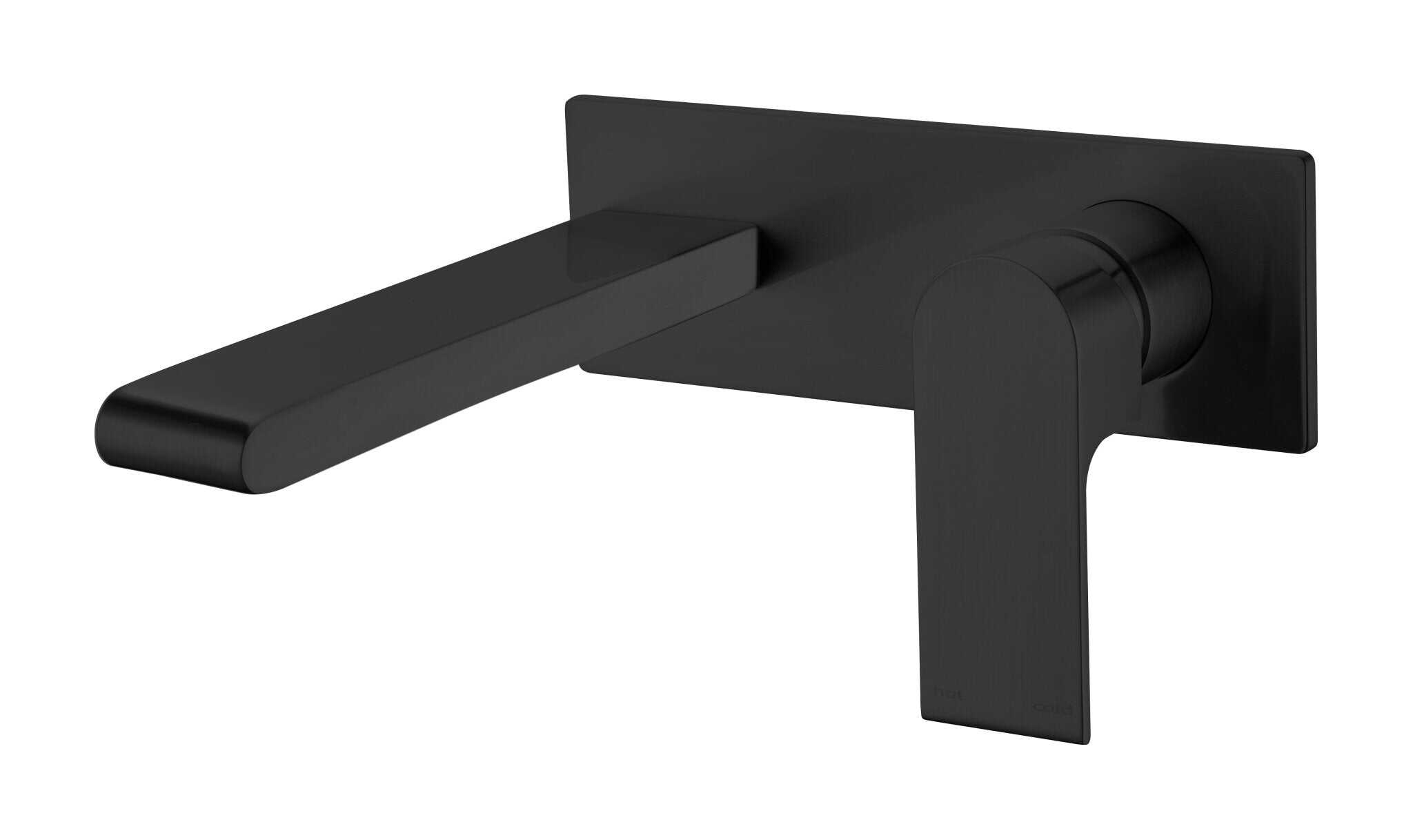 NERO BIANCA WALL BASIN/BATH MIXER 230MM MATTE BLACK