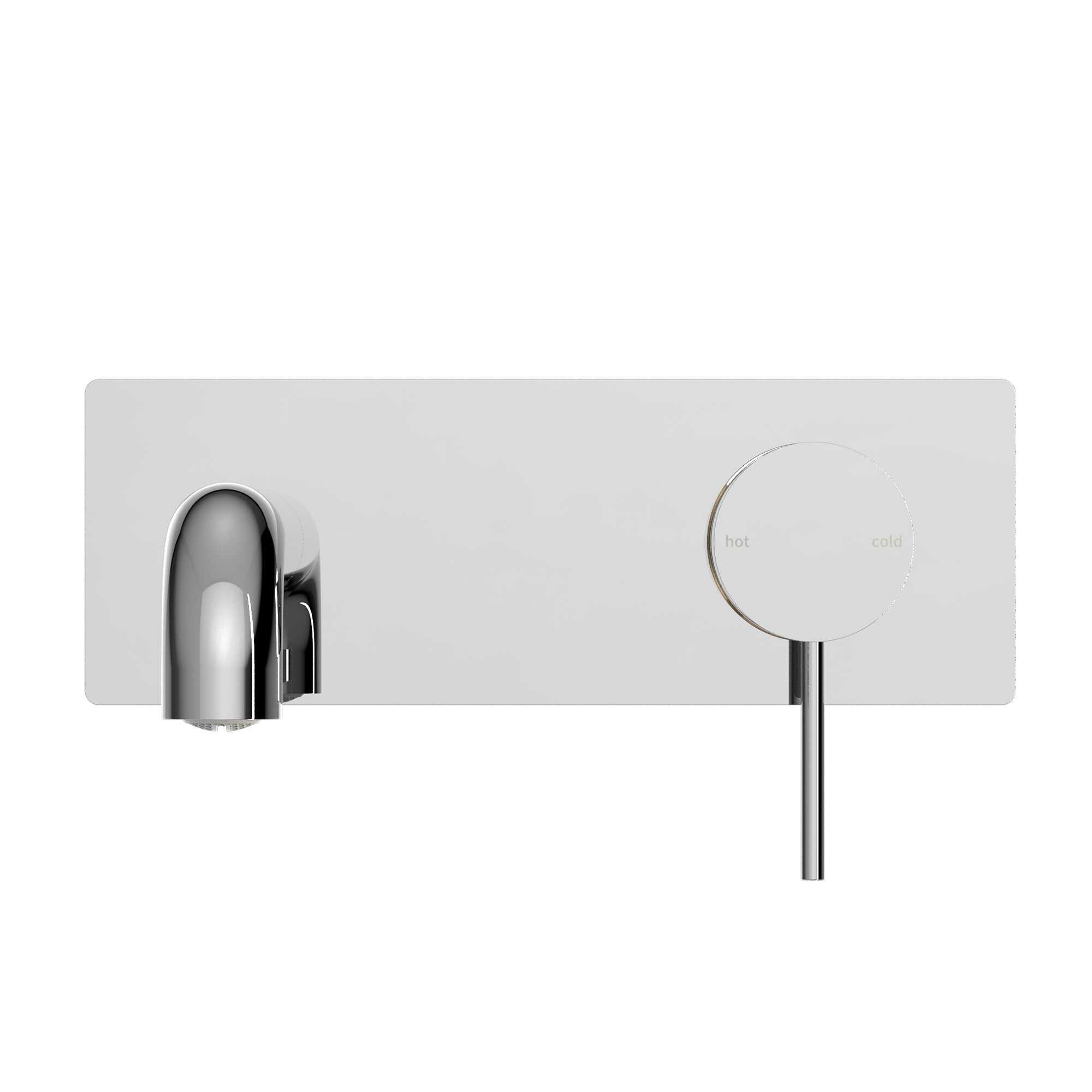 Nero Mecca Wall Basin/Bath Mixer