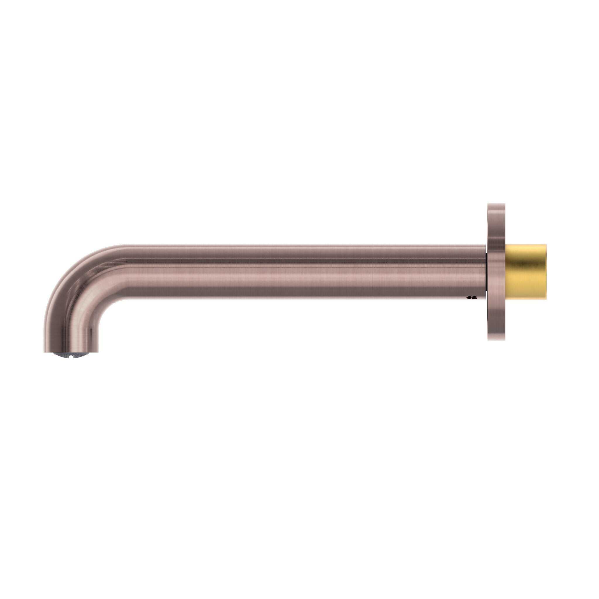 NERO MECCA BASIN/BATH SPOUT ONLY 185MM BRUSHED BRONZE