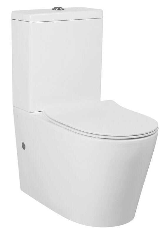 Alzano Rimless Back To Wall Toilet Suite