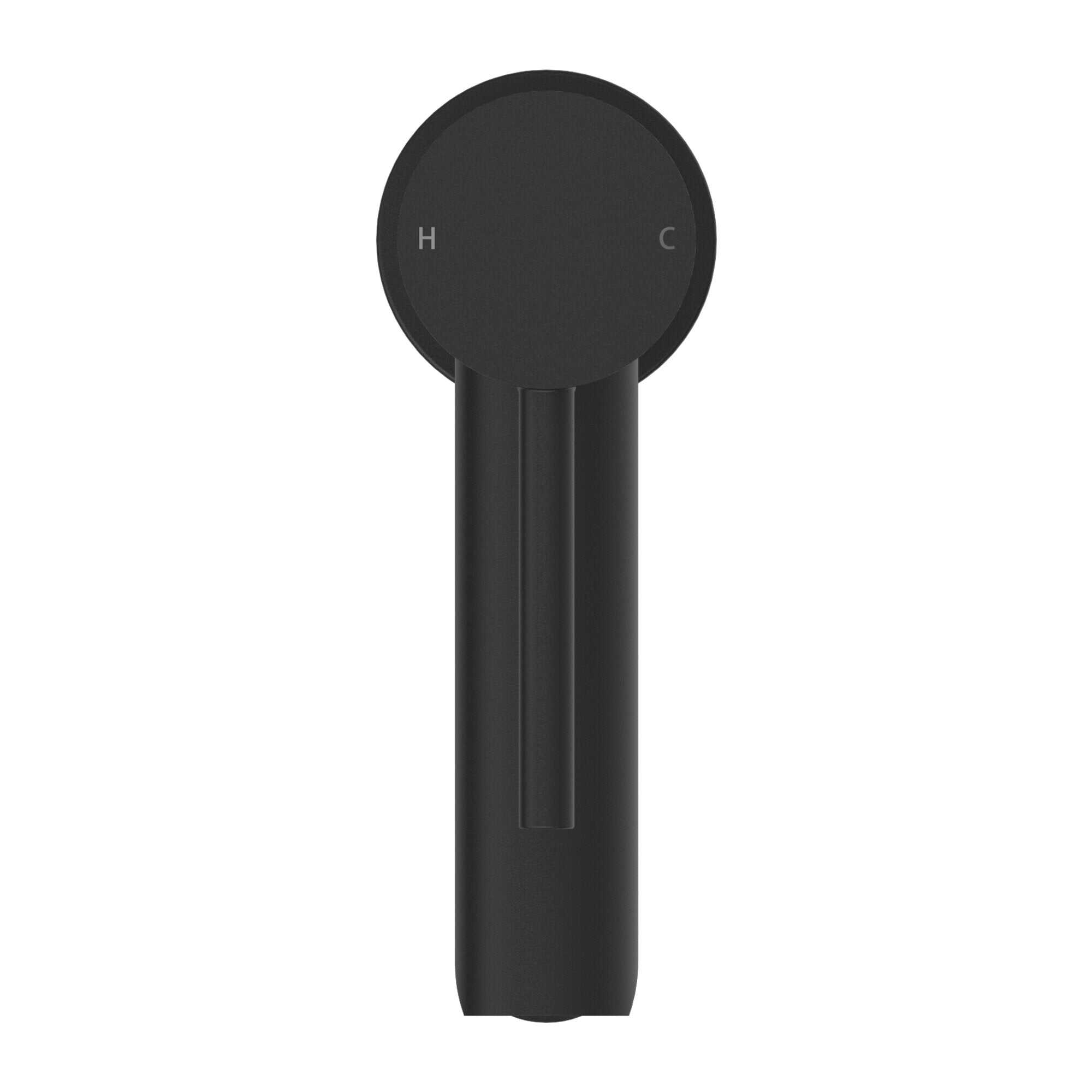 NERO DOLCE BASIN MIXER STRAIGH SPOUT MATTE BLACK