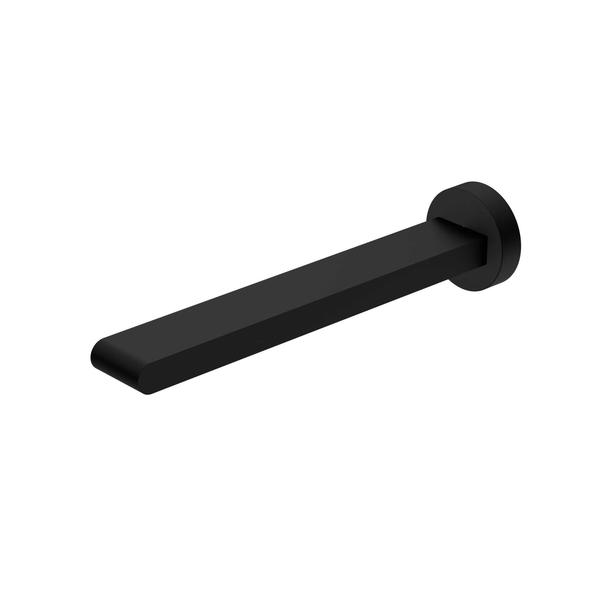 NERO BIANCA FIXED BASIN/BATH SPOUT ONLY 240MM MATTE BLACK