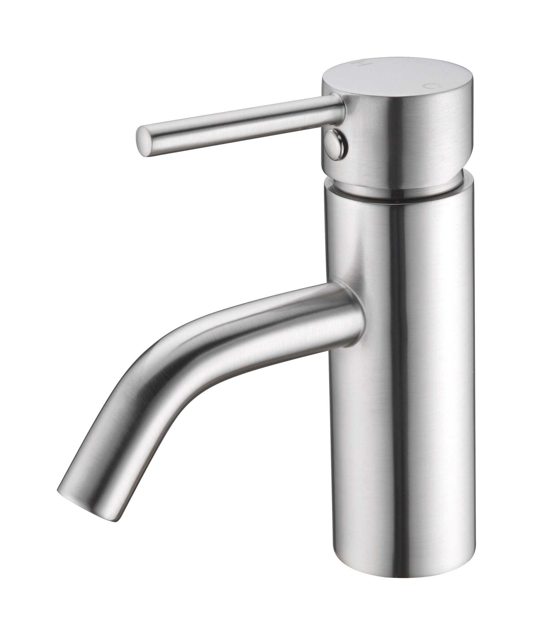 NERO DOLCE BASIN MIXER STYLISH SPOUT BRUSHED NICKEL