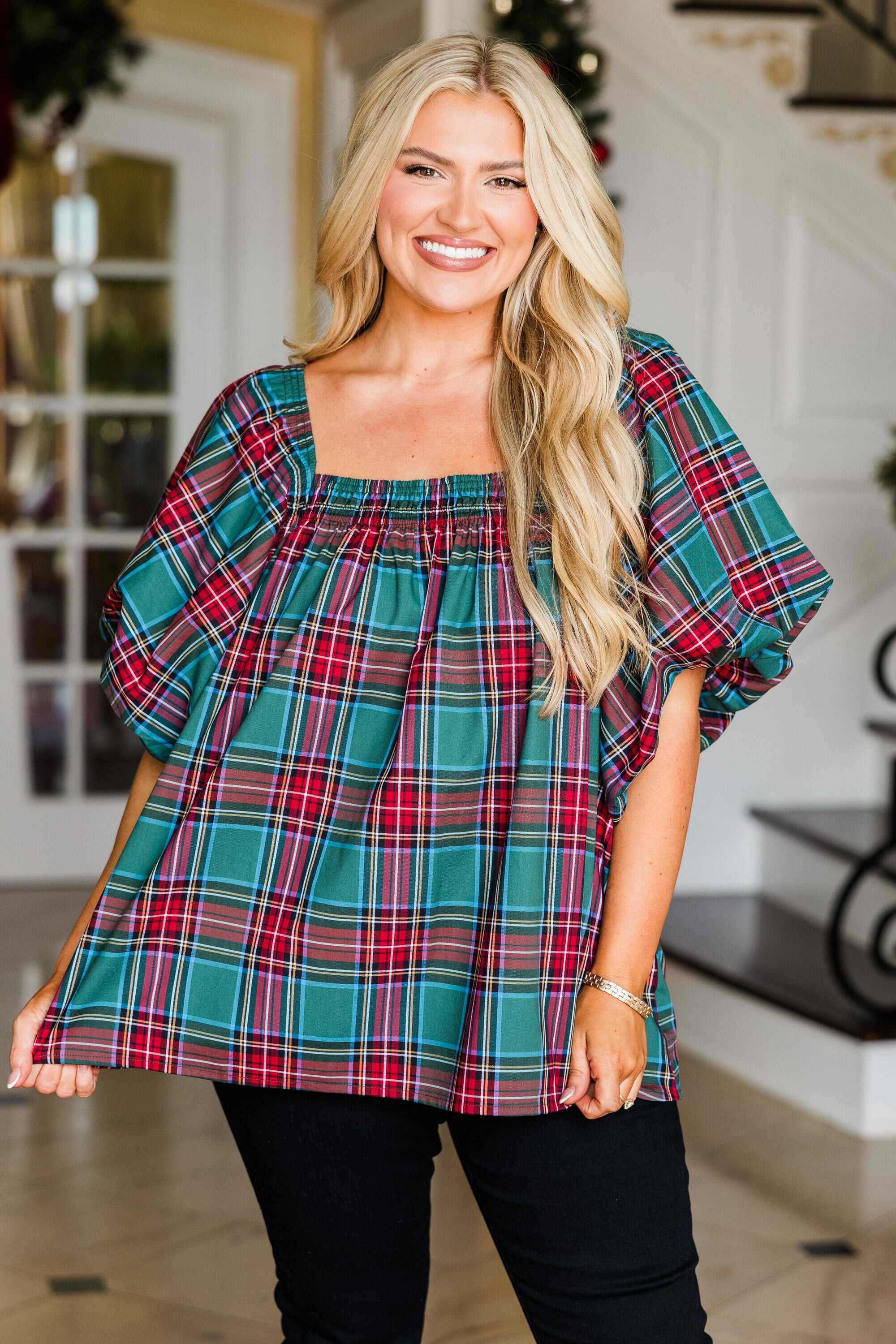 Cozy Love Top, Green