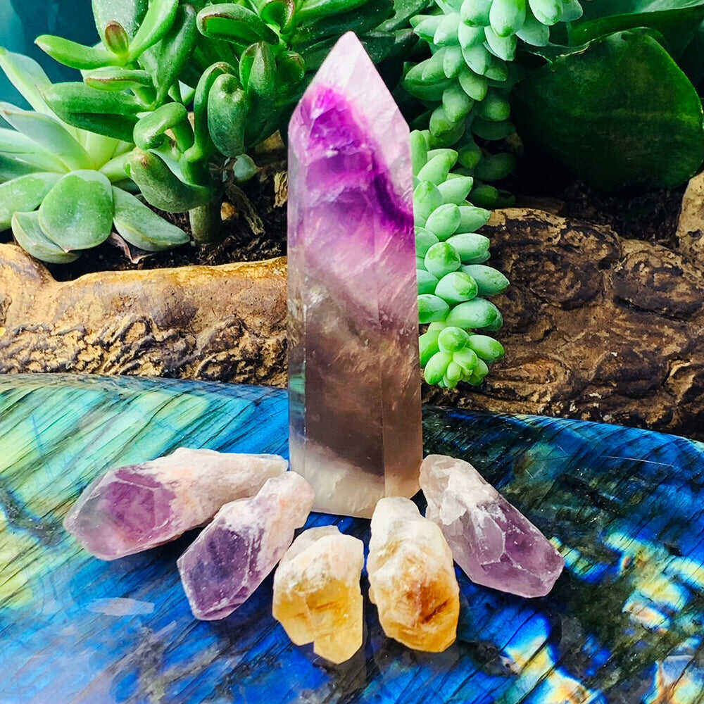 Multicolor Fluorite Intuitive 6-Piece Set