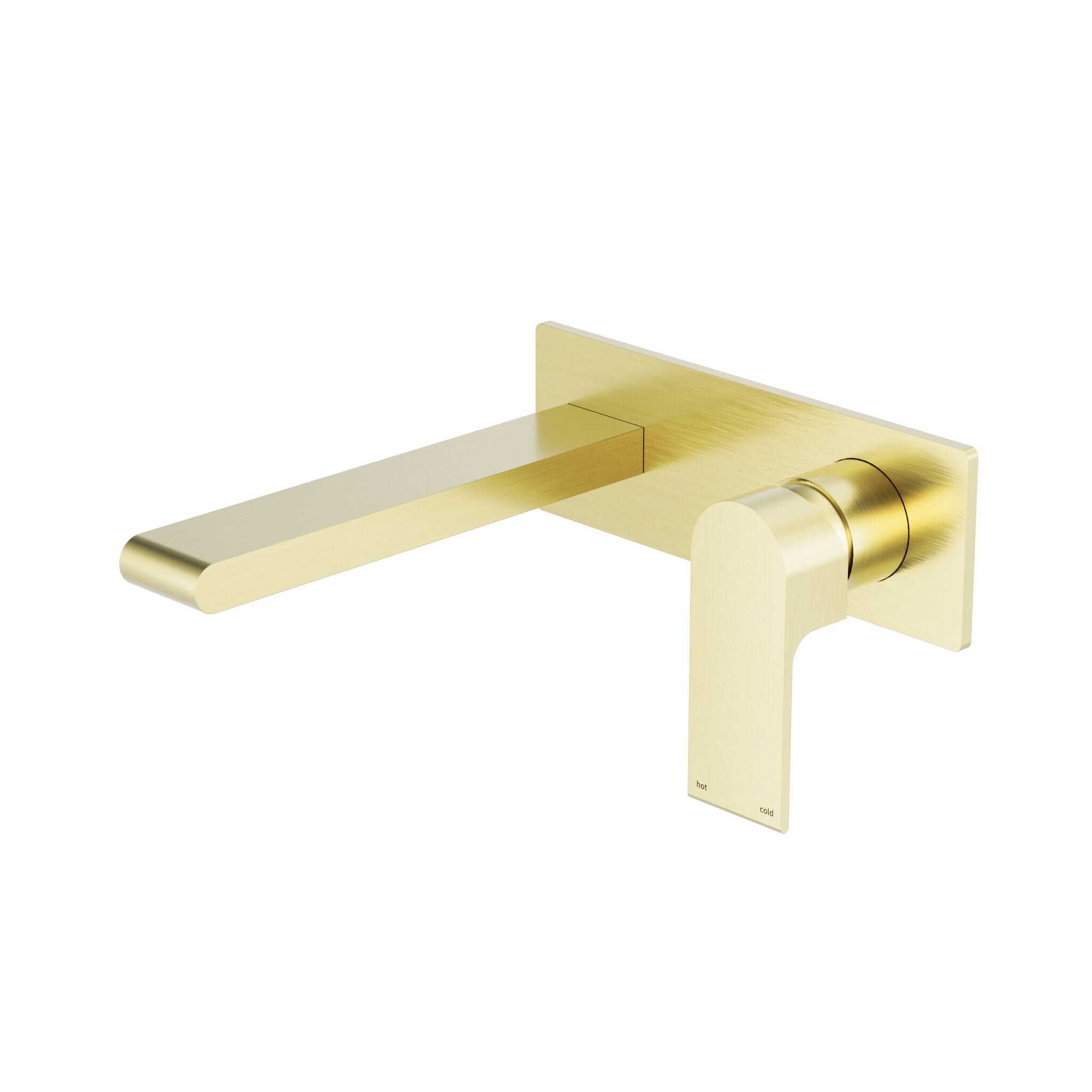 WALL BASIN/BATH MIXER 230MM BRUSHED GOLD