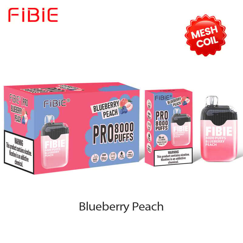 FIBIE 8000 PUFFS Disposable Vape (10 Flavors Collection)