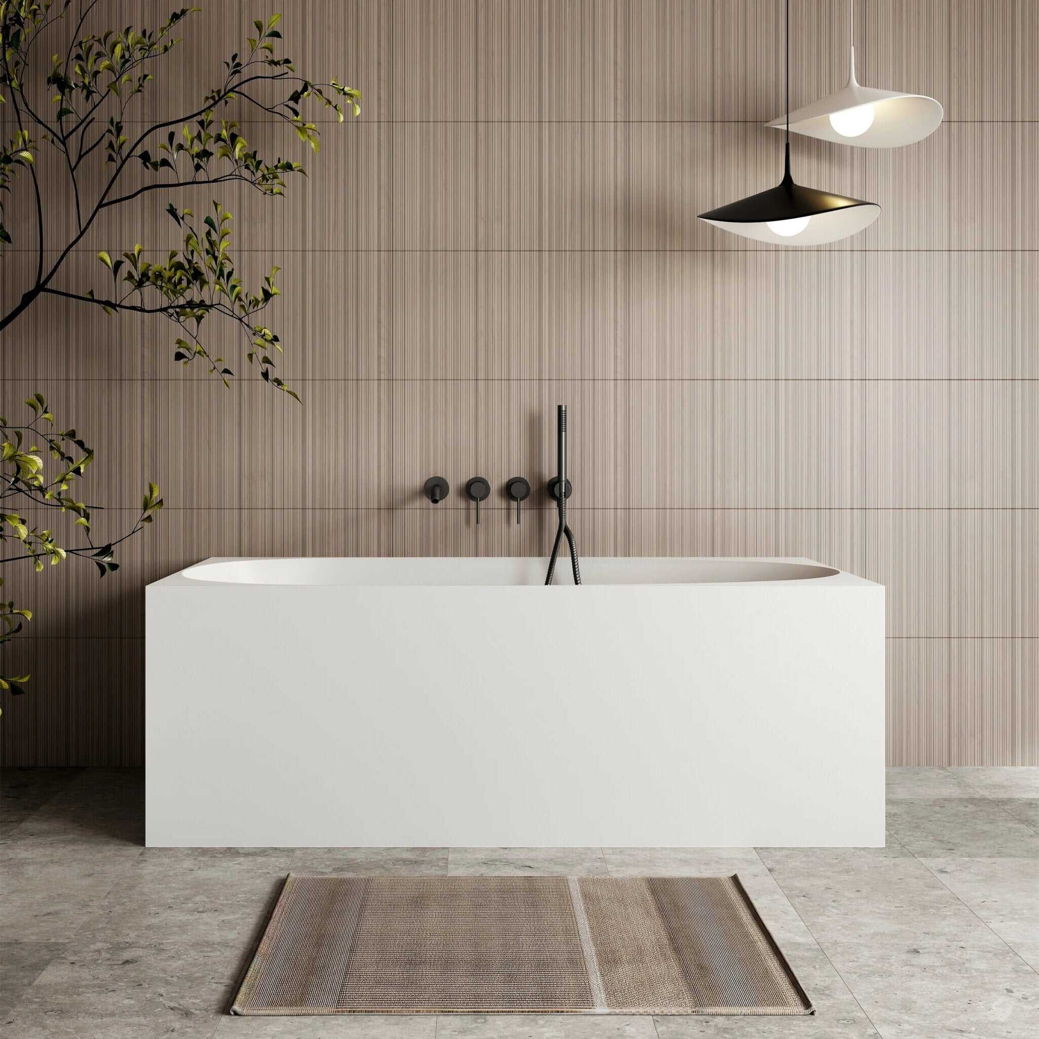 Cassa Design Multi Square Freestanding Bath