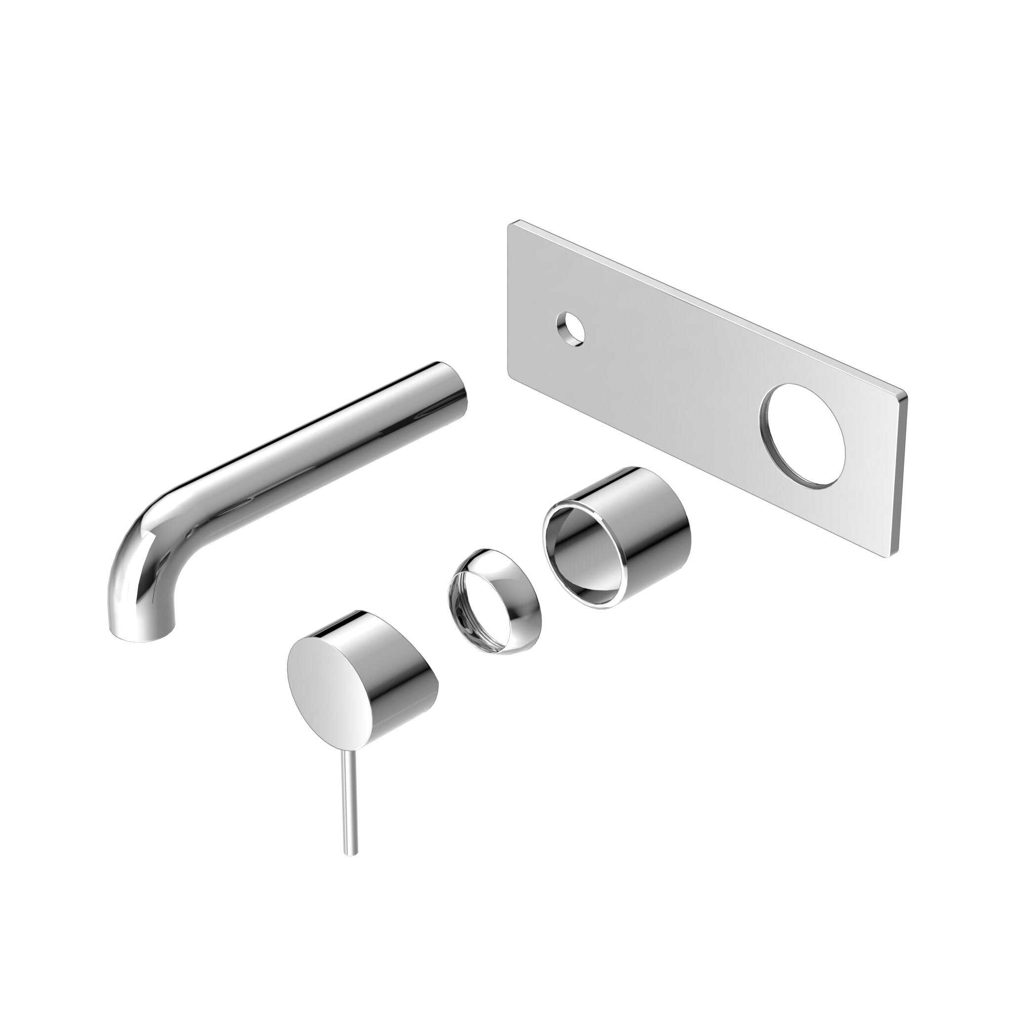 NERO MECCA WALL BASIN/BATH MIXER 160MM TRIM KITS ONLY CHROME