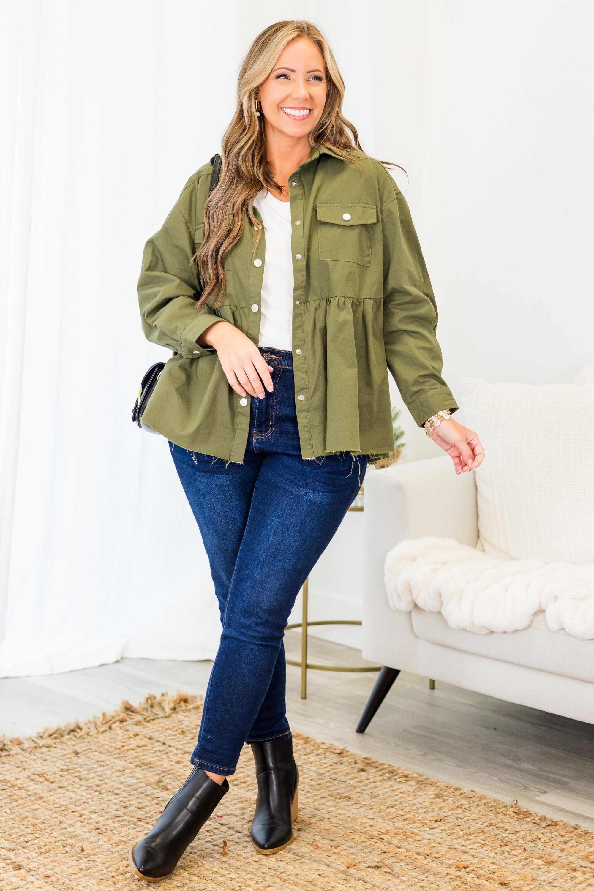 Cozier Now Jacket, Olive