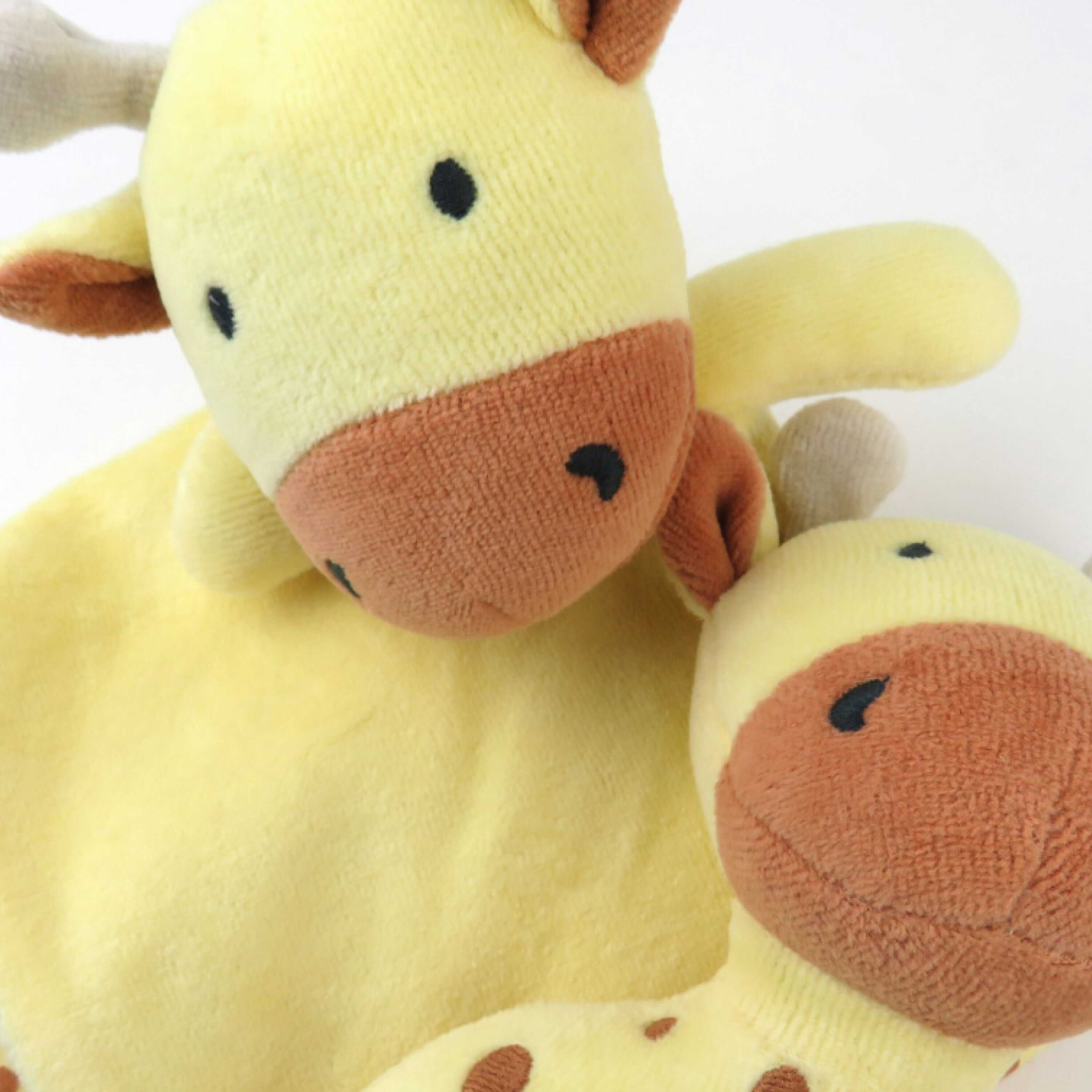 Giraffe Lovey and Rattle BIG BUDDY Gift Set