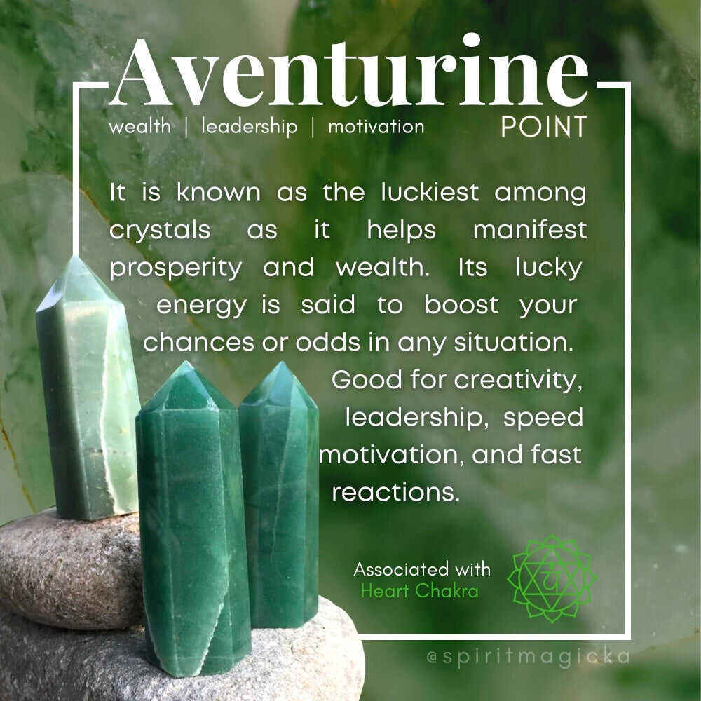 Aventurine Luck Crystal 7-Piece Set