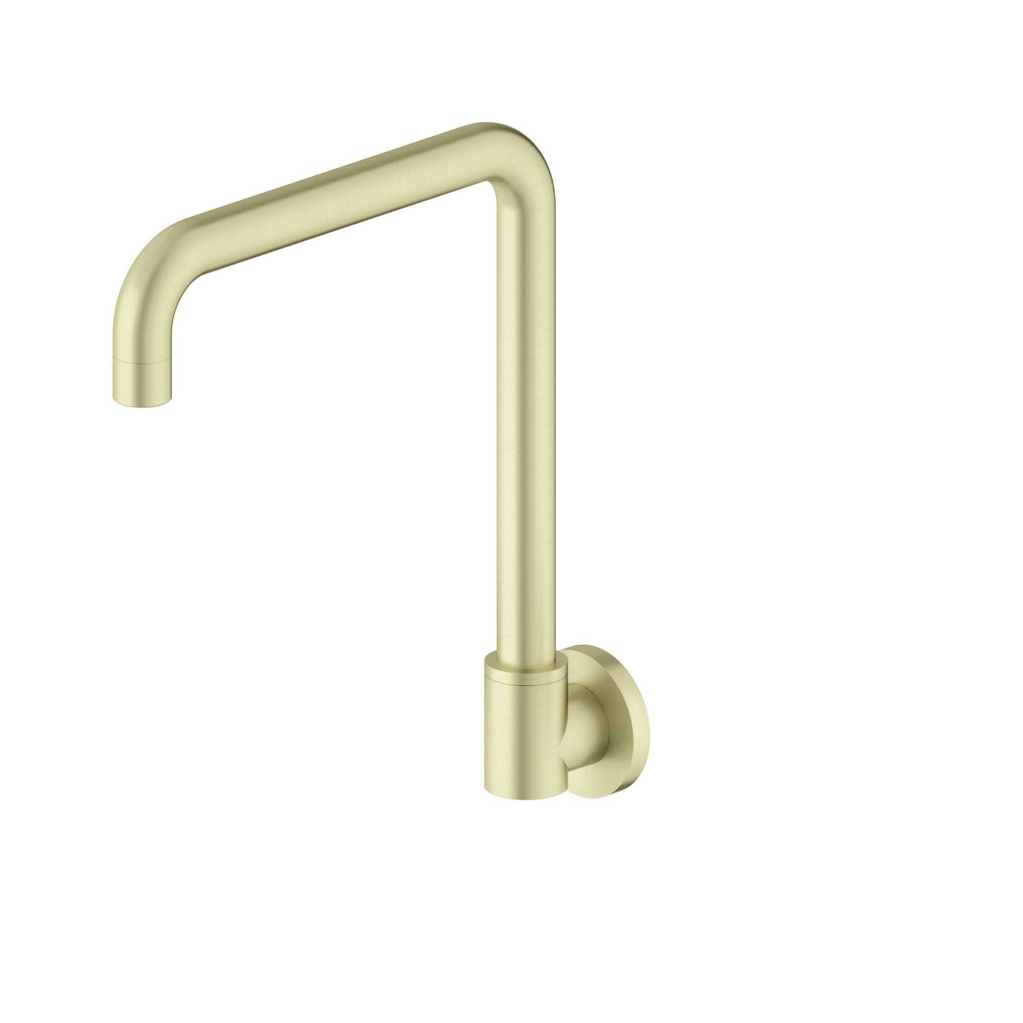 NERO X PLUS WALL MOUNTED SWIVEL SPOUT ONLY BRUSHED GOLD