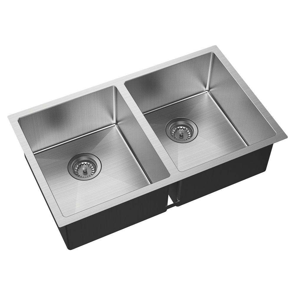 Fienza Hana 27L/27L Double Kitchen Sink