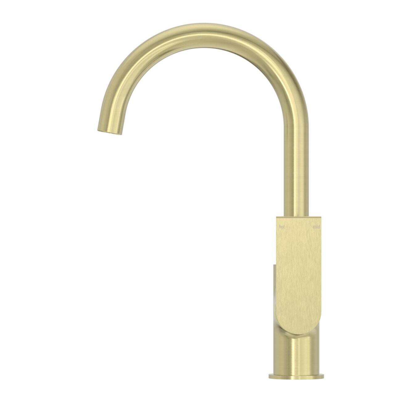 NERO BIANCA KTICHEN MIXER GOOSENECK SPOUT BRUSHED GOLD